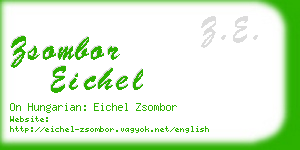 zsombor eichel business card